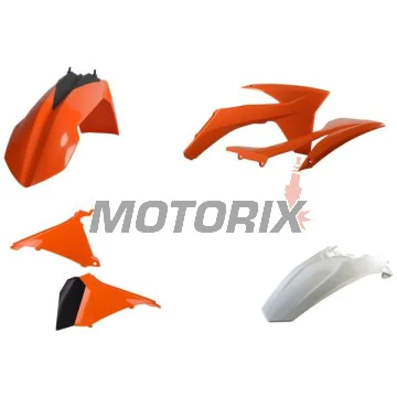 Sada plastů -POLISPORT- oranžové, KTM SX, XC 50-525 2011-2011