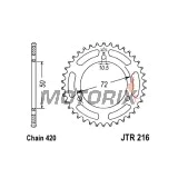 Zadní rozeta -JT- JTR216,41, 41 zubů, ocelový, Honda NS-1 75 1992-1996, NSR 50 1989-1993, 2004, NSR 75 1990-2000