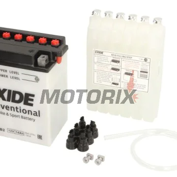 Akumulátor -EXIDE- YB14L-B2, 14Ah 12V