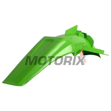 Zadní blatník/kapotáž -POLISPORT- zelený, KAWASAKI KX 125/250 1999-2002