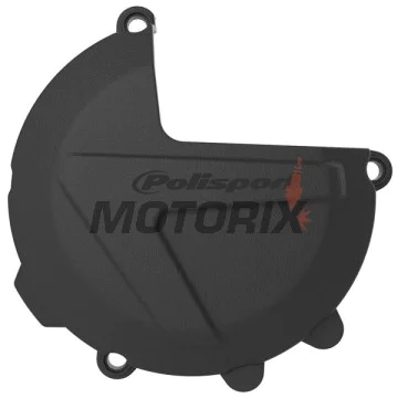 Chránič víka spojky -POLISPORT- černý, HUSQVARNA TC, TE, TX; KTM EXC, SX, XC, XC-W 250/300 2017-2024
