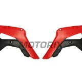 Přední boční plasty -POLISPORT- černé/červené, HONDA CRF 250/450 2017-2021