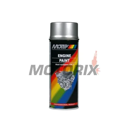 Barva na motor ve spreji -MOTIP- stříbrná, 400ml