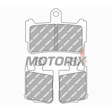 Brzdové destičky -FERODO- FDB2259ST, Honda VFR1200F ABS/DCT V4 (2010-2013)