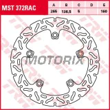 Brzdový kotouč -TRW- MST372RAC, 265mm, BMW F650GS/F700GS/F800GS-ST-R-GT + HP2 + K1200/K1300 + R1200GS/RT/R/S/ST + R nineT + Husqvarna Nuda 900 (2003-2016)