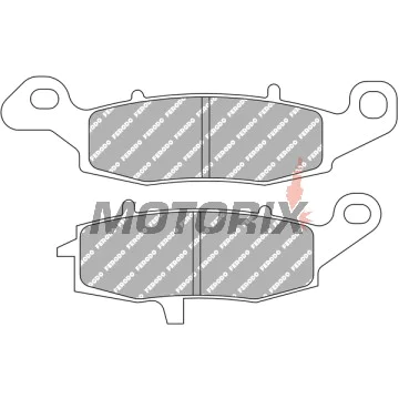Brzdové destičky -FERODO- FDB2049EF, Suzuki V-Strom/GS 500/Bandit/SV 650/Intruder/Marauder 500-800 1996-2012