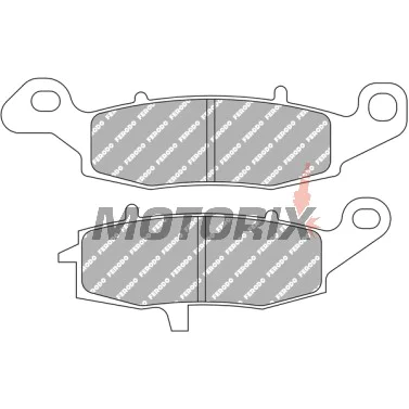 Brzdové destičky -FERODO- FDB2049EF, Suzuki V-Strom/GS 500/Bandit/SV 650/Intruder/Marauder 500-800 1996-2012