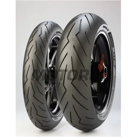 Přední silniční pneumatika -PIRELLI MOTOR- 130/70ZR16, DIABLO ROSSO III