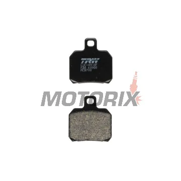 Brzdové destičky -TRW- MCB700, Aprilia ETV, RS, RSV, SL, Tuono; Benelli TNT, Tornado, TreK; Ducati 1098, 1198, 848, Monster, Multistrada, Panigale; KTM RC8, Super Duke; Moto Guzzi Breva, Nevada; Piaggio Beverly, X8, X9; Yamaha YP, VP, XQ