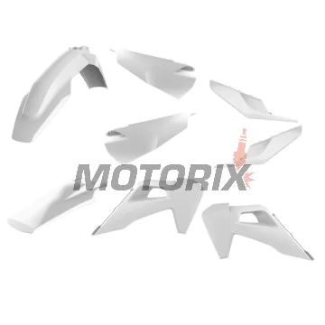 Sada plastů -POLISPORT- bílé, HUSQVARNA FC, TC 125-450 2019-2021