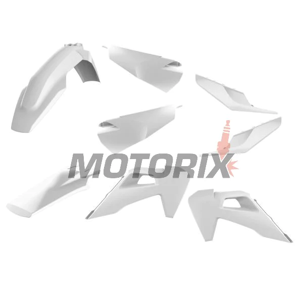 Sada plastů -POLISPORT- bílé, HUSQVARNA FC, TC 125-450 2019-2021