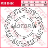 Brzdový kotouč -TRW- MST304EC, 250mm, Suzuki RM-X450Z (2010-2019)/RM-Z250 (2007-2019)/RM-Z450 (2005-2018)
