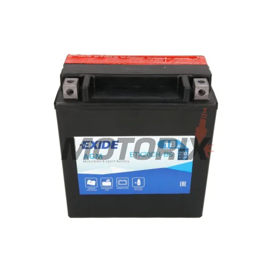 Akumulátor -EXIDE- YTX20CH-BS, 18Ah 12V