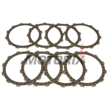 Sada spojkových lamel -TRW- MCC121-8, Honda CB 750-1100F/Custom/Bol d'Or/Supersport (1978-1984), GL 1800 Gold Wing (2001-2011), ST 1300 Pan European (2002-2012), VF 1100C Magna (1983), VT 1300CX Fury (2010-2016), VTX 1300-1800 (2001-2008)