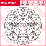 Brzdový kotouč -TRW- MSW261RAC, 310mm, Triumph Daytona 600/650/675/675R (2002-2012)/Speed Four 600 (2002-2005)/Street Triple 675/675R (2007-2012)/TT 600 (2000-2003)