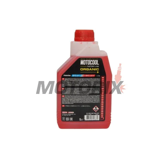 Nemrznoucí kapalina -MOTUL- MOTOCOOL, červený, -35°C, Připraveno k použití, 1L