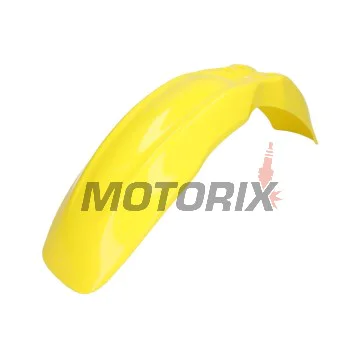 Přední Supermoto blatník -POLISPORT- žlutý, SUZUKI RM 65 2003-2005