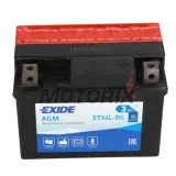 Akumulátor -EXIDE- YTX4L-BS, 3Ah 12V