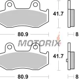 Brzdové destičky -BREMBO- 07055XS, Suzuki Burgman AN250/AN400 1998-2003