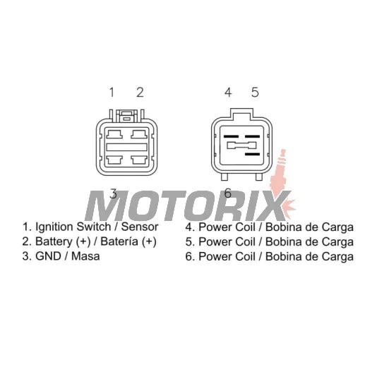 Regulátor dobíjení -DZE- regulátor dobíjení, 12V, 35A, ARCTIC CAT UTILITY; CAN-AM DS; KYMCO MONGOOSE, MXU 150/250/300 2003-2019