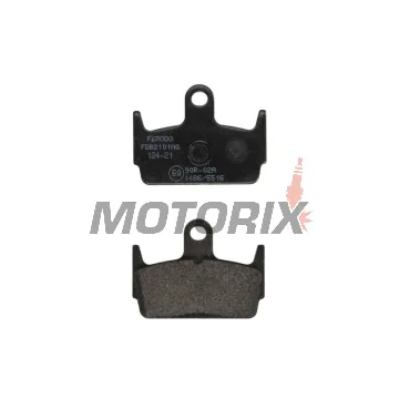 Brzdové destičky -FERODO- FDB2101AG, Honda X8R/SZX/XL 50 1977-2002; Kymco Heroism 150 1995-2000; SYM Jet Sport-X 50 2006-2010