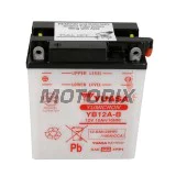 Akumulátor -YUASA- YB12A-B, 13Ah 12V