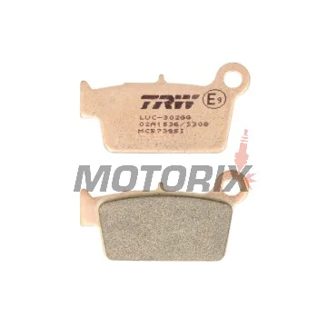 Brzdové destičky -TRW- MCB739SI, Aprilia MXV/RXV/SXV, Beta RR, Gas Gas EC, Kawasaki KLX/KX/KXF, Sherco SE/SM, Suzuki DR-Z/RM-X/RM-Z, TM EN/MX/SMR/SMX, Yamaha WR/YZ 50-550cc, 2001-2020