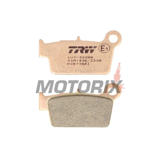 Brzdové destičky -TRW- MCB739SI, Aprilia MXV/RXV/SXV, Beta RR, Gas Gas EC, Kawasaki KLX/KX/KXF, Sherco SE/SM, Suzuki DR-Z/RM-X/RM-Z, TM EN/MX/SMR/SMX, Yamaha WR/YZ 50-550cc, 2001-2020