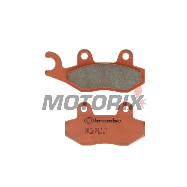 Brzdové destičky -BREMBO- 07SU12SD, Honda Rebel CMX/CA125-250, Husqvarna TE610, Kawasaki KDX/KLX/KX, Kawasaki Bayou/Brute Force, Kymco Agility/People/Like, Peugeot Satelis 250, Hyosung MS3 125/250, Malaguti Blog/Centro, Benelli Caffenero 250