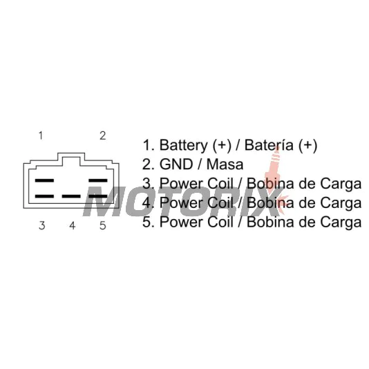 Regulátor dobíjení -DZE- regulátor dobíjení, 12V, 35A, SUZUKI DR, VS 600-1400 1991-2009
