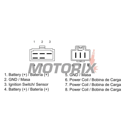 Regulátor dobíjení -DZE- regulátor dobíjení, 12V, 35A, HONDA VFR 800 2002-2009