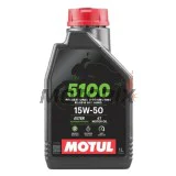 Motorový olej -MOTUL- 5100, 15W50, polosyntetika + ester, 1L