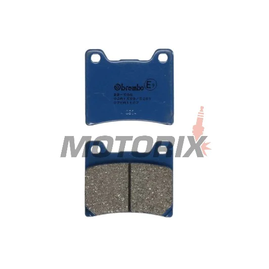 Brzdové destičky -BREMBO- 07YA1107, Yamaha FJ 1100/1200, FZR 600/750/1000, FZS 1000 Fazer, TDM/TRX 850, XJ 900 Diversion, XJR 1200/1300, XV Virago, XVS Drag Star, YZF Thunder Ace/Thunder Cat
