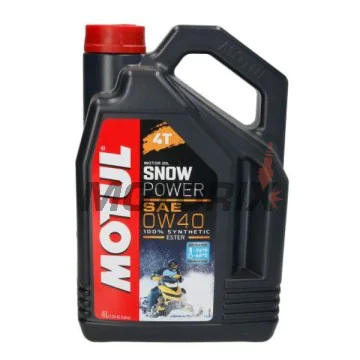Motorový olej -MOTUL- SNOWPOWER, 0W40, plná syntetika + ester, 4L