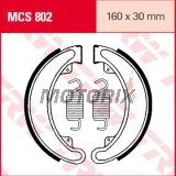 Brzdové čelisti -TRW- MCS802, 160x30mm, Honda CB250/360/400 Four (1968-1979), TRX300 2x4/4x4 (1988-2000)