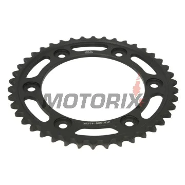 Zadní rozeta -JT- JTR1306,42ZBK, 42 zubů, černý zinek, ocelový, Honda CBR 1000 2004-2016, CBR 900 2000-2003, RVT 1000 2000-2006, VTR 1000 2000-2006