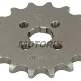 Přední pastorek -JT- JTF253,16, 16 zubů, Honda ATC 70 1976-1981, C 50 1970-1982, C 70 1985-1986, C 72 1975-1984, C 90 1983-2000, 2002, CF 50 1979-1996, CR 50 1984, CR 60 1986, CR 80 1980-1985, CRF 110 2013-2021, CY 50 1979-1984