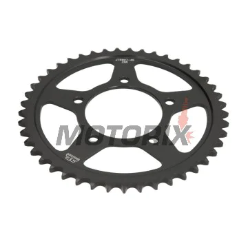 Zadní rozeta -JT- JTR807,45ZBK, 45 zubů, černý zinek, ocelový, Suzuki GSF 400 1990-1995, GSF 650 2007-2015, GSX 400 1988-1992, GSX 650 2008-2017, GSX-R 400 1988-1992, RF 400 1993, SV 650 1999-2015