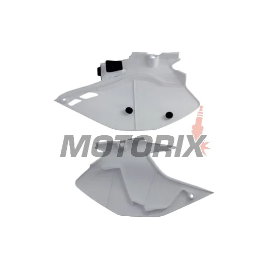 Zadní boční plasty -POLISPORT- černé/bílé, YAMAHA WR 250/450 2007-2014