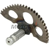 Hřídel startovací páky -RMS- Aprilia Scarabeo 100 2001-2005, Aprilia Scarabeo 50 2002-2006, Aprilia SR 50 2003-2012, Derbi Atlantis 50 2003-2009, Derbi Boulevard 50 2009, Derbi GP1 50 2006-2008, Gilera D.N.A 50 2000-2008