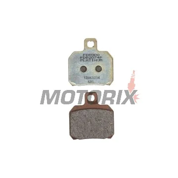 Brzdové destičky -FERODO- FDB2074P, Aprilia ETV, RS, RSV, SL, Tuono; Benelli TNT, Tornado, TreK; Ducati 1098, 1198, 848, Monster, Multistrada, Panigale; KTM RC8, Super Duke; Moto Guzzi Breva, Nevada; Piaggio Beverly, X8, X9; Yamaha YP, VP, XQ