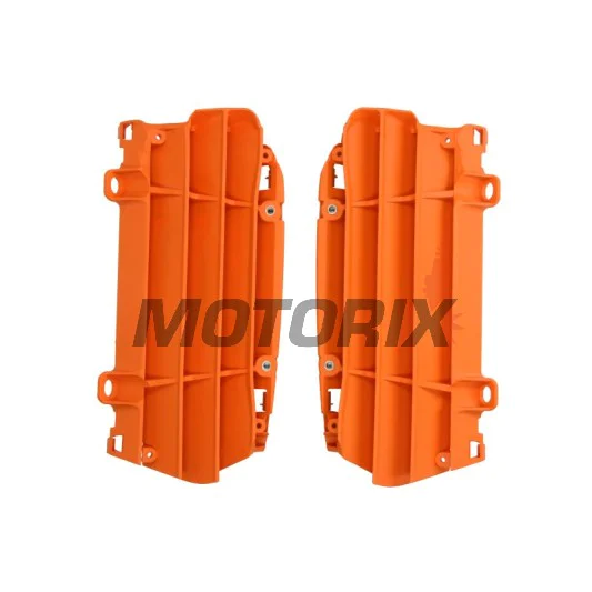 Chrániče chladiče -POLISPORT- oranžový, KTM EXC, EXC-F, SX, SX-F 65-500 2023-2024