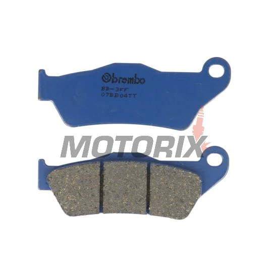 Brzdové destičky -BREMBO- 07BB04TT, Aprilia Pegaso & MX, Cagiva Elefant, Ducati Monster & Multistrada, Gas Gas EC, Gilera Nexus, Husaberg FE/FC, Husqvarna TE/WR/SM, KTM EXC/LC4/SX, MBK Doodo, Piaggio X9, Suzuki Burgman, Yamaha TT & Majesty