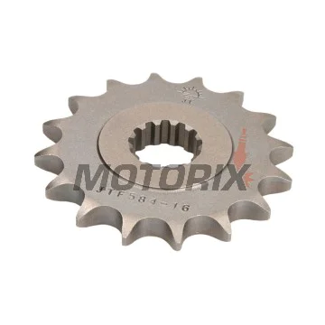 Přední pastorek -JT- JTF584,16, 16 zubů, Yamaha FZR 1000 1989-1995, FZR 750 1989-1992, GTS 1000 1993-2000, YZF 1000 1996-2002, YZF-R6 600 1999-2010