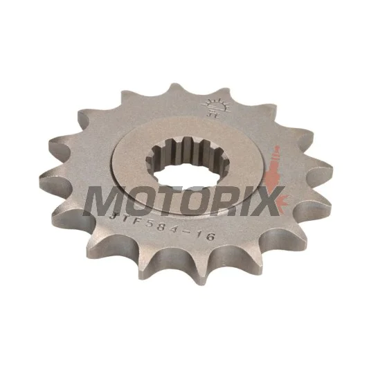 Přední pastorek -JT- JTF584,16, 16 zubů, Yamaha FZR 1000 1989-1995, FZR 750 1989-1992, GTS 1000 1993-2000, YZF 1000 1996-2002, YZF-R6 600 1999-2010
