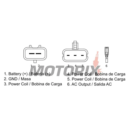 Regulátor dobíjení -DZE- regulátor dobíjení, 12V, 35A, POLARIS RANGER, RZR, SPORTSMAN 500/800 2010-2015