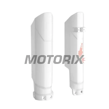 Chrániče přední vidlice -POLISPORT- bílé, GAS GAS EC, MC; HUSQVARNA FC, FE, TC, TE; KTM EXC, EXC-F, SX, SX-F, XC, XC-F, XCF-W, XC-W; SHERCO SE 50-505 2015-2023