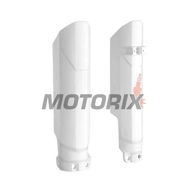 Chrániče přední vidlice -POLISPORT- bílé, GAS GAS EC, MC; HUSQVARNA FC, FE, TC, TE; KTM EXC, EXC-F, SX, SX-F, XC, XC-F, XCF-W, XC-W; SHERCO SE 50-505 2015-2023