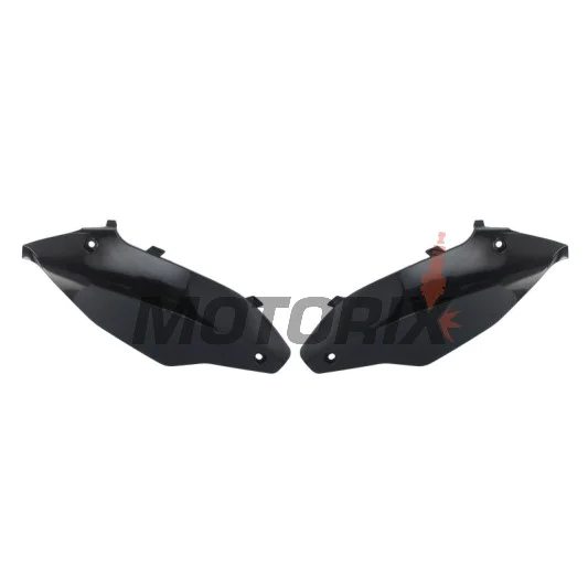 Zadní boční plasty -POLISPORT- černé, KAWASAKI KX 250/450 2012-2016