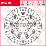 Brzdový kotouč -TRW- MSW245, 330mm, Honda CBR900RR/929RR/954RR Fireblade (2000-2003)